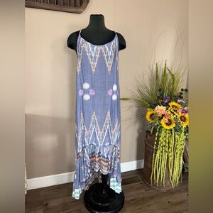 Indah • Southwest Boho Print Maxi Dress